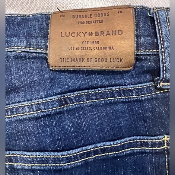 Mens Lucky Jeans 121 slim straight flawless 32x32 - Picture 3 of 6